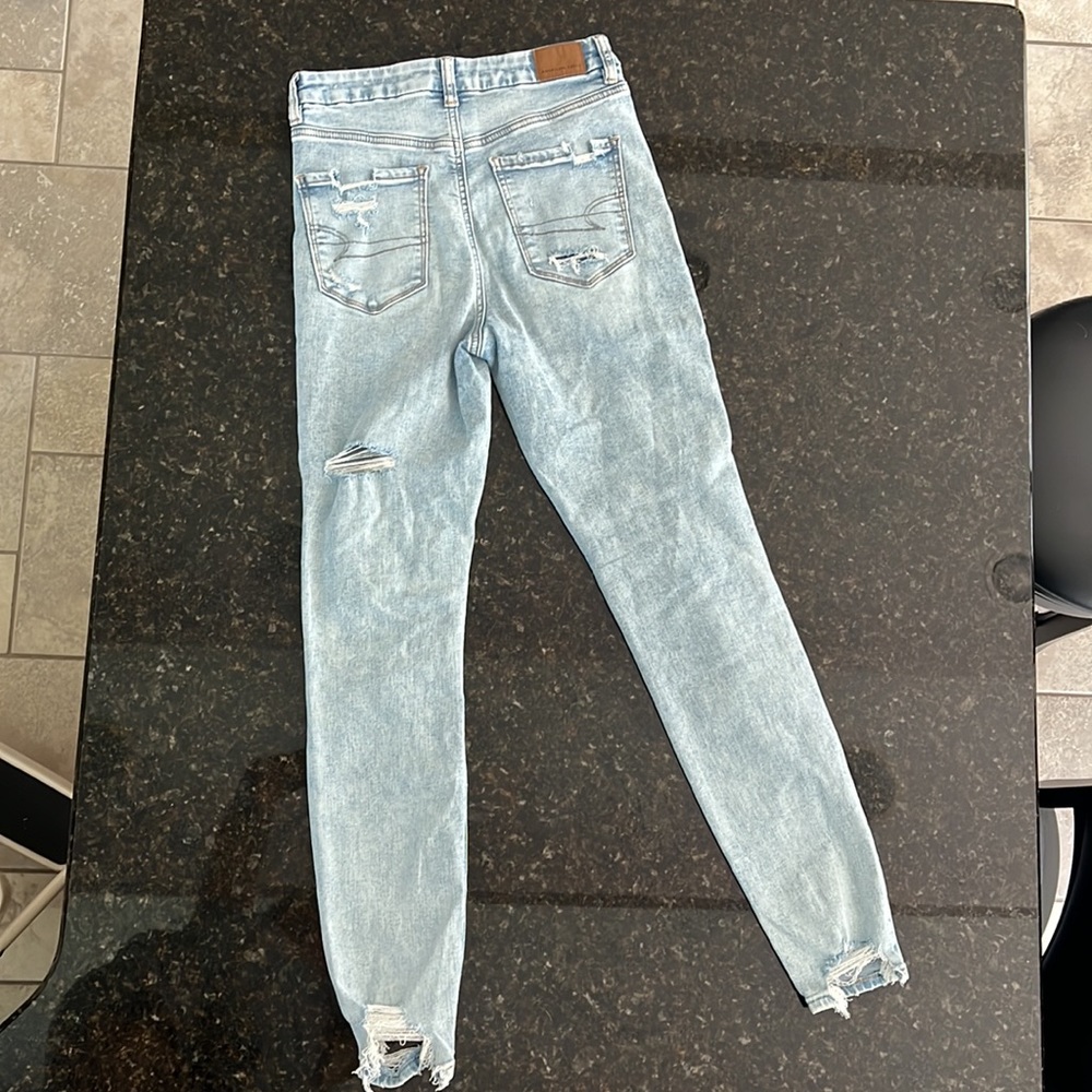 American Eagle super high rise jegging size 6Long - Picture 3 of 6